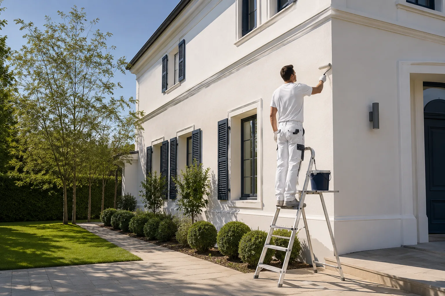 Façade extérieure rénovée